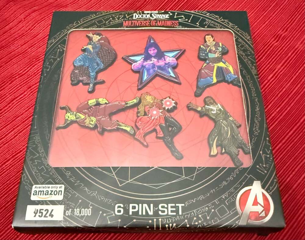 Marvel Studios Doctor Strange Multiverse of Madness 6 Pin Set Amazon Exclusive (